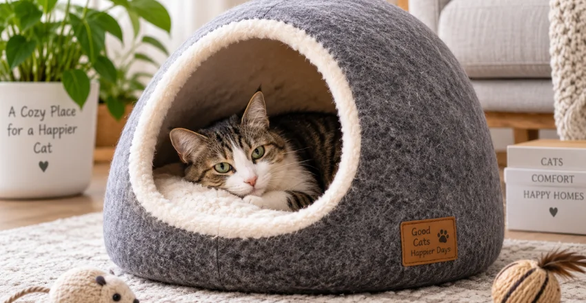 Where Should You Put an Enclosed Cat Bed?